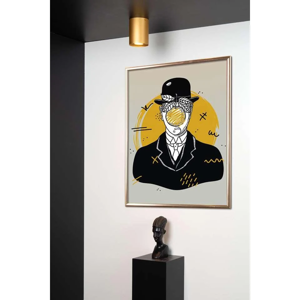 Lucide Plafondspot Tube - Mat Goud/messing - Ă9,6 Cm - Afbeelding 3