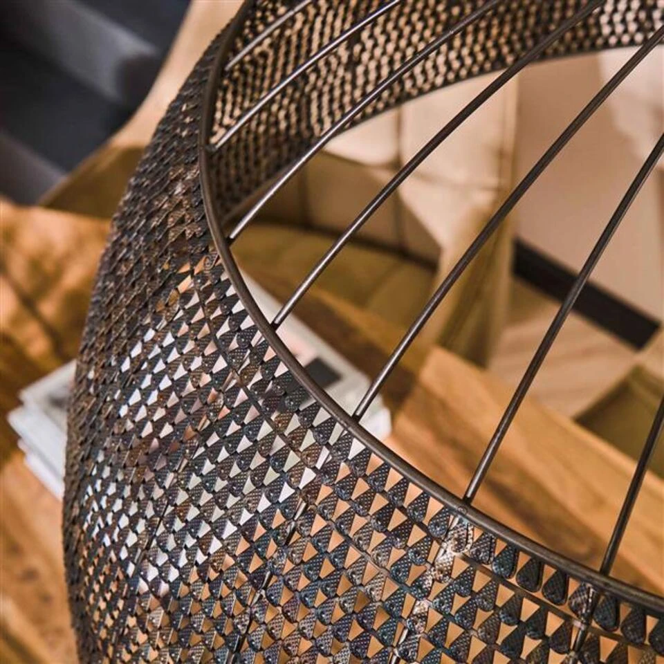 Hoyz - Hanglamp Ø80 Armor - Metaal - Zwart Bruin - Afbeelding 4