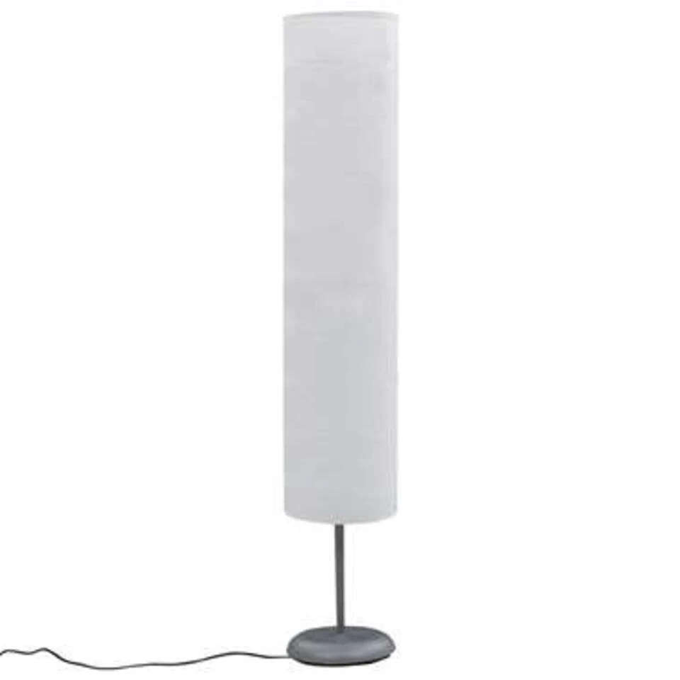 VidaXL Vloerlamp Met Standaard E27 121 Cm Wit - Afbeelding 3