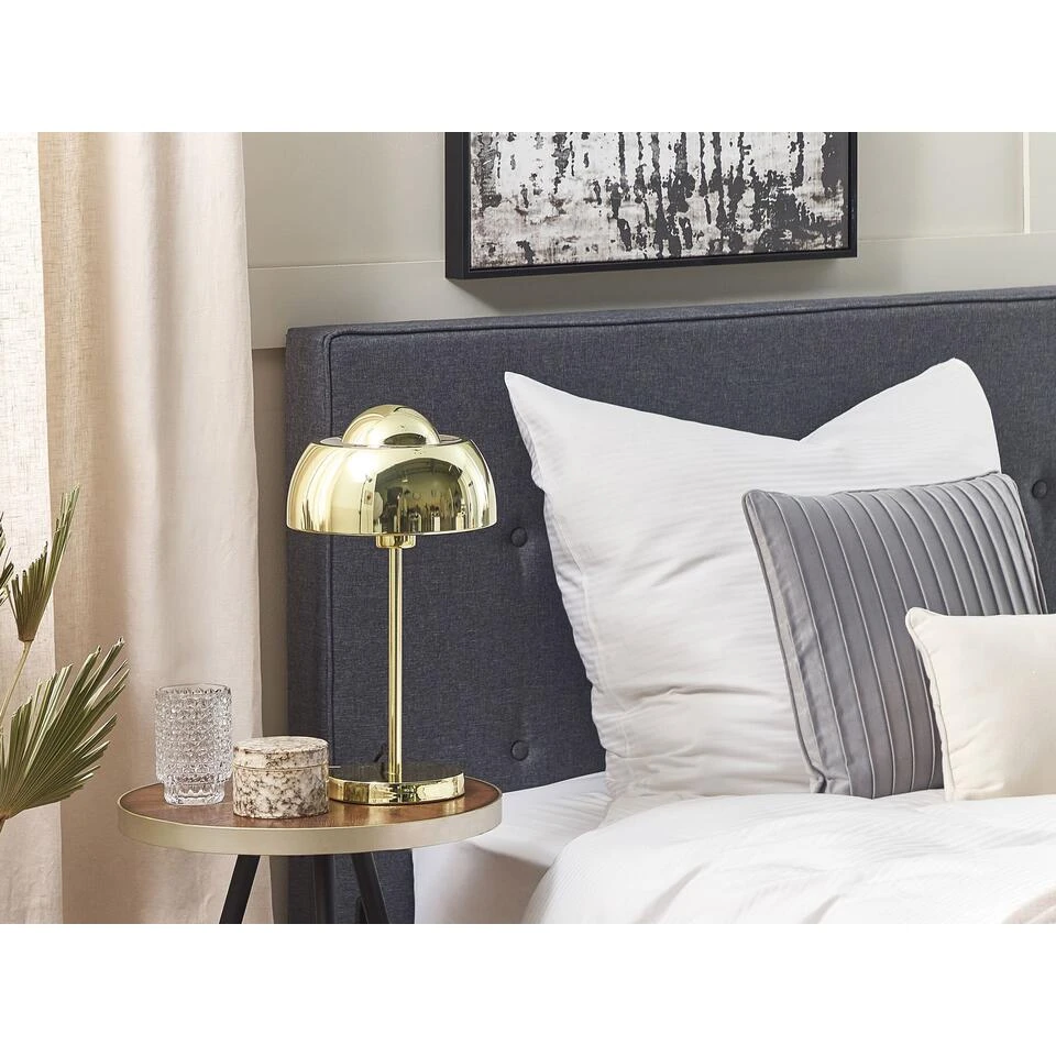 Beliani Tafellamp SENETTE - Goud Metaal - Afbeelding 4