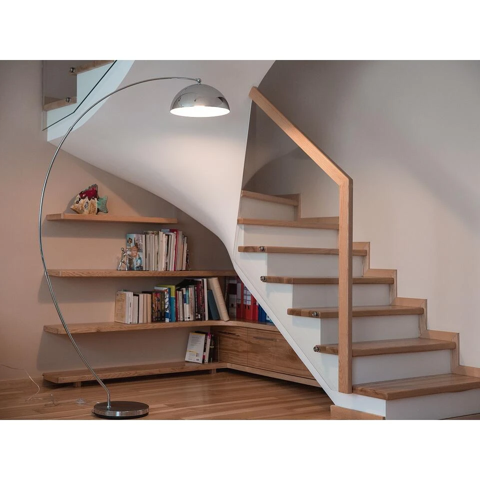 Beliani Staande Lamp KAMA - Zilver Metaal - Afbeelding 2