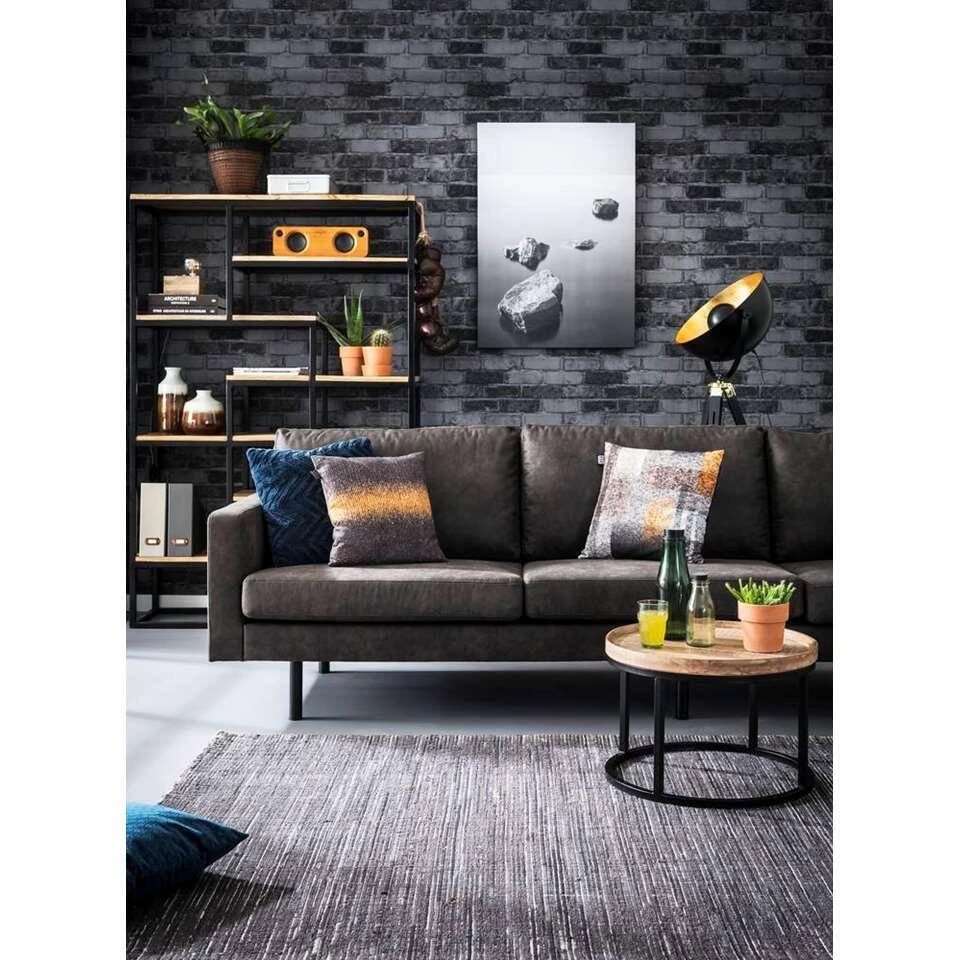 Vloerlamp Brugge - Goudkleurig/zwart - 155 Cm - Afbeelding 3