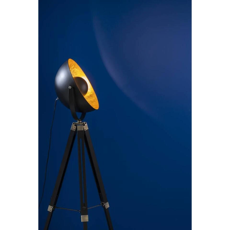 Vloerlamp Brugge - Goudkleurig/zwart - 155 Cm - Afbeelding 4